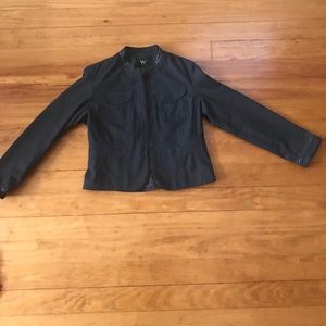 Trendy Navy blue jacket